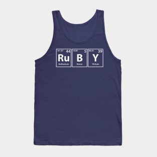 Ruby (Ru-B-Y) Periodic Elements Spelling Tank Top